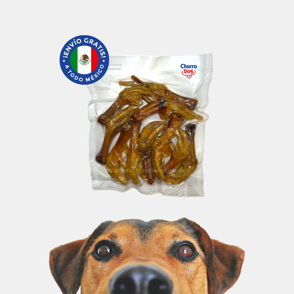 ChurroDog – 10 Patitas Deshidratadas 100% Naturales para Perros Felices
